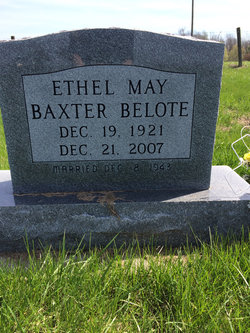 Ethel May <I>Baxter</I> Belote 