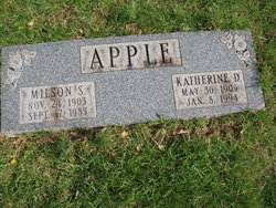 Katherine <I>DeHaven</I> Apple 