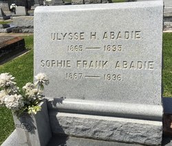 Sophie <I>Frank</I> Abadie 
