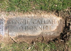 Jennie Jane <I>Callahan</I> O'Donnell 