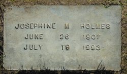 Josephine M. Holmes 