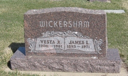 Vesta R. <I>Chiles</I> Wickersham 