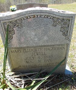 Mary Elizabeth <I>Hagerman</I> Jewell 