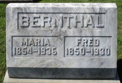 Frederich “Fred” Bernthal 