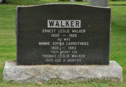 Minnie Sophia <I>Carruthers</I> Walker 
