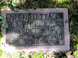 Henrietta J <I>Schumann</I> Pierce 