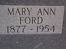 Mary Ann “Jody” <I>Cherry</I> Ford 