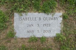 Isabelle Ella “Beldie” <I>Barber</I> Quimby 