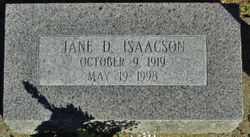Mary Jane <I>Donovan</I> Isaacson 