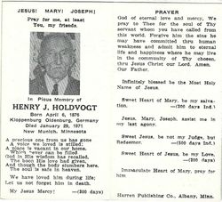 Henry John Holdvogt 