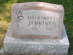 Anna R <I>Melick</I> Jennings 