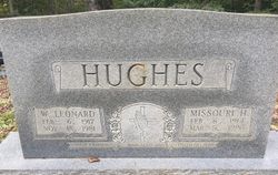 Missouri Bertie “Zue” <I>Handy</I> Hughes 