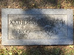 Katherine M <I>Myers</I> Nordheim 