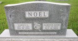 Alberta Mabel <I>Gish</I> Noel 