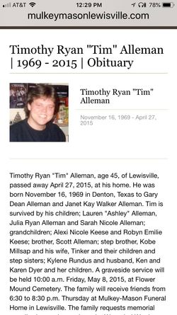 Timothy Ryan “Tim” Alleman 