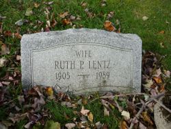 Ruth <I>Pfeil</I> Lentz 