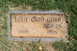 Louisa Green “Lulie” <I>Cato</I> Cobb 
