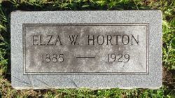 Elza Myrtle <I>Willis</I> Horton 