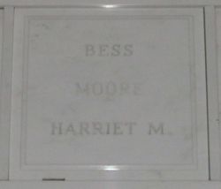 Bess J. “Bessie” <I>Hedger</I> Moore 