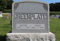 Hattie Elverta <I>Miller</I> Greenplate 