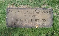 Mary Margaret <I>Woodward Evins</I> Hopkins 