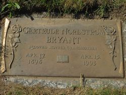 Gertrude Nordstrom <I>McDonald</I> Bryant 
