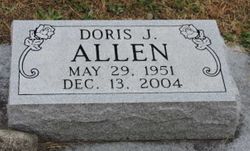 Doris J. <I>Hudson</I> Allen 