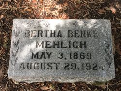 Bertha <I>Benke</I> Mehlich 