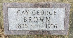 Gabriel George “Gay” Brown 