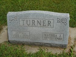 Mathea J “Mattie” <I>Amundson</I> Turner 