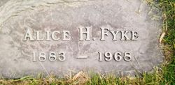 Alice H Fyke 