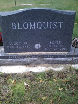 Bonita Annette <I>Erickson</I> Bloomquist 