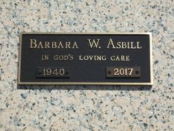 Barbara Anne <I>Welborn</I> Asbill 