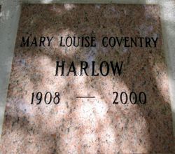 Mary Louise <I>Coventry</I> Harlow 