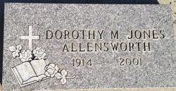 Dorothy Jones <I>Wittig</I> Allensworth 