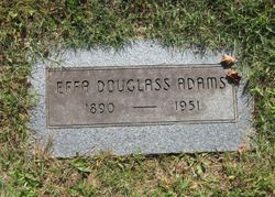 Effa D <I>Douglass</I> Adams 