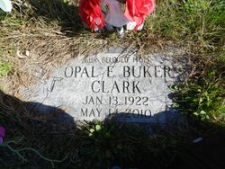 Opal Eloise <I>Baker</I> Buker Clark 