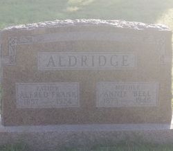 Annie Bell <I>Wilson</I> Aldridge 