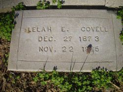 Lelah E. <I>Horton</I> Covell 