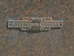 Adeline A <I>Schlueter</I> Duecker 