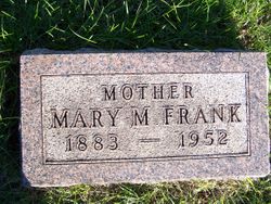 Mary Matilda “Mamie” <I>Eisele</I> Frank 