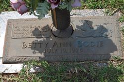 Betty Ann Bodie 