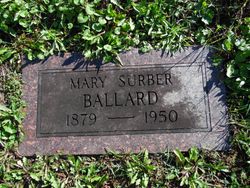 Mary <I>Surber</I> Ballard 