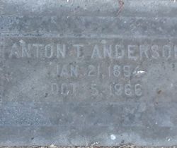 Anton T Anderson 