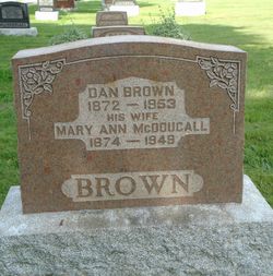 Mary Ann <I>McDougall</I> Brown 