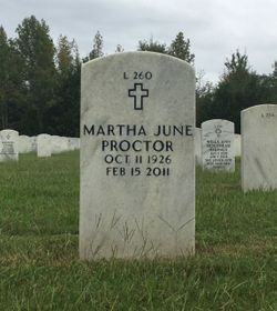 Martha June <I>Meehan</I> Proctor 