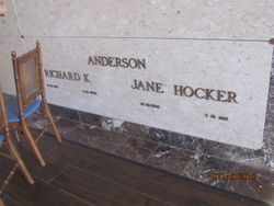 Jane <I>Hocker</I> Anderson 