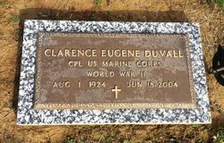 Corp Clarence Eugene “Gene” Duvall 