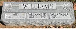Alexander “Alex” Williams 