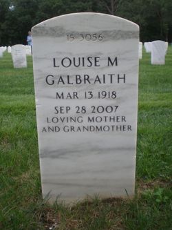 Louise M Galbraith 